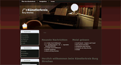 Desktop Screenshot of burg-strechau-artes.at