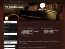 Tablet Screenshot of burg-strechau-artes.at